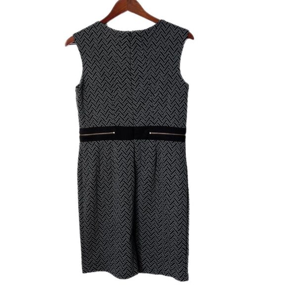 Emma & Michele Sleeveless Zipper Waist Shift Dress - Picture 3 of 6